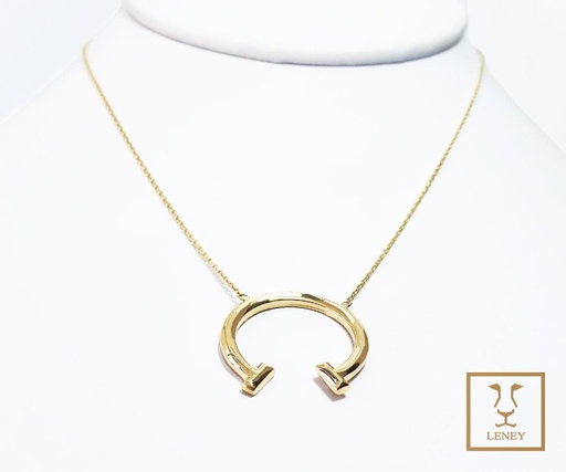 [1378W20] GARGANTILLA CIRCULO 22MM TIFFANY