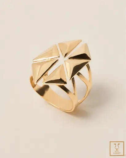 [1391W10] ANILLO 6 TRIANGULOS FRACTAL