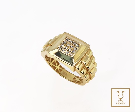 [1430W28] ANILLO HOMBRE ROLEX CUADRADO