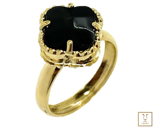 [1458W3] ANILLO TREBOL VAN CLEEF