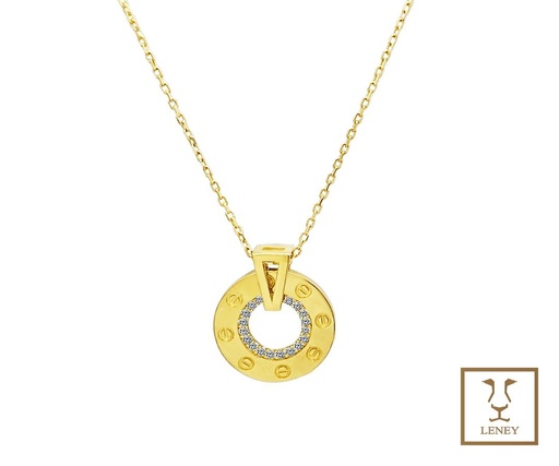 [1476W47] GARGANTILLA CIRCULO 15MM DIAMETRO