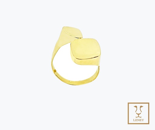 [1476W98] ANILLO 2 CUADRADOS TU Y