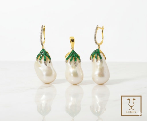 [1495W2] JUEGO 2 PIEZAS ARETE