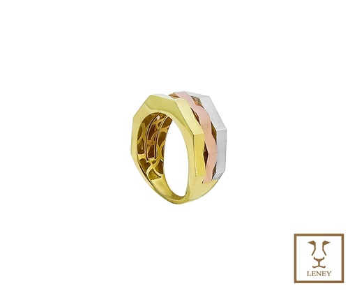 [1524W10] ANILLO 3 HEXAGONOS TRES