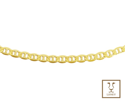 [1524W1] CADENA GUCCI PLANA BRILLOSA