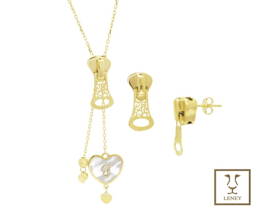 [1526W31] JUEGO 2 PIEZAS GARGANTILLA