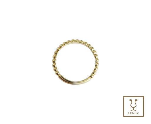 [1535W31] ANILLO CINTILLO ESFERAS O BOLITAS