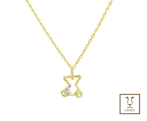 [1539W29] GARGANTILLA OSITO TOUS CALADO