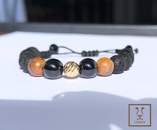 [1546W2] PULSERA DIJE ESFERA DIAMANTADO