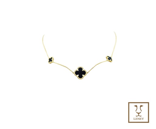 [1549W17] GARGANTILLA COLLAR 3 TREBOLES