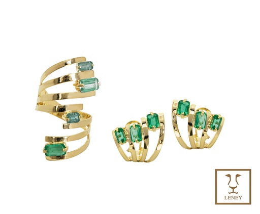 [1567W1] JUEGO 2 PIEZAS ANILLO