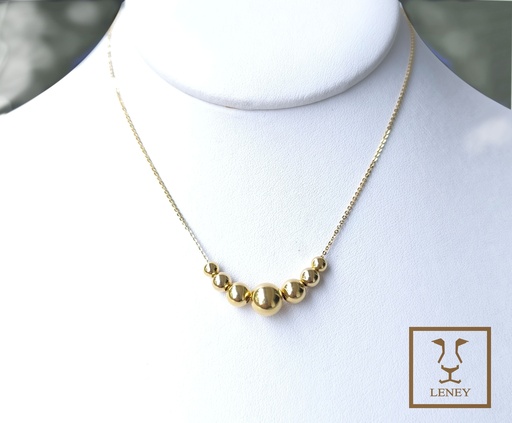 [1595W16] GARGANTILLA 7 BOLITAS EN DEGRADE