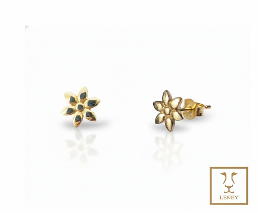 [1578W33] ARETE FLOR HELICE BRILLOSO