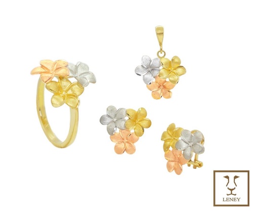 [1396W6] JUEGO 3 PIEZAS ANILLO